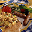 Scrambled Eggs and Sausage